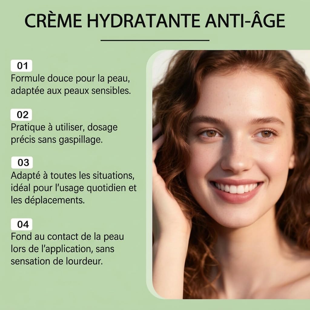 Jiyu Anti-Aging Moisturizing Cream, creme hydratante visage jiyu nad+ korean skin care creme coréenne 50ml