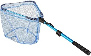 Passaguá Cabo Telescópico Pescaria Dobravel Rede Pesca portátil leve aluminio retrátil emborrachado pesca pega peixe