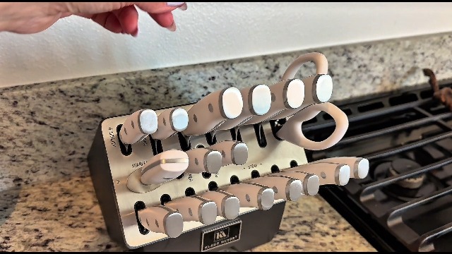 Amazon.com: Klaus Meyer 19-Piece Knife Block Set, High Carbon