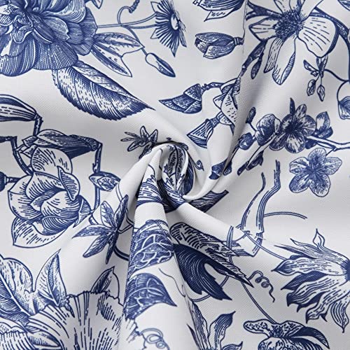 Chinoiserie Pillow Covers Set Of 2 Outdoor Blue And White Porcelain Floral Decoration Cushion Cover Vintage Pillow Case For Bed Living Room Couch Home Decor, 18X18 Inches #TOP5