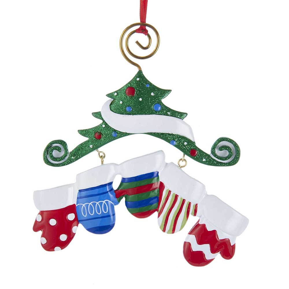 Famille de 5 décorations Kurt Adler, le cadeau idéal pour les fêtes