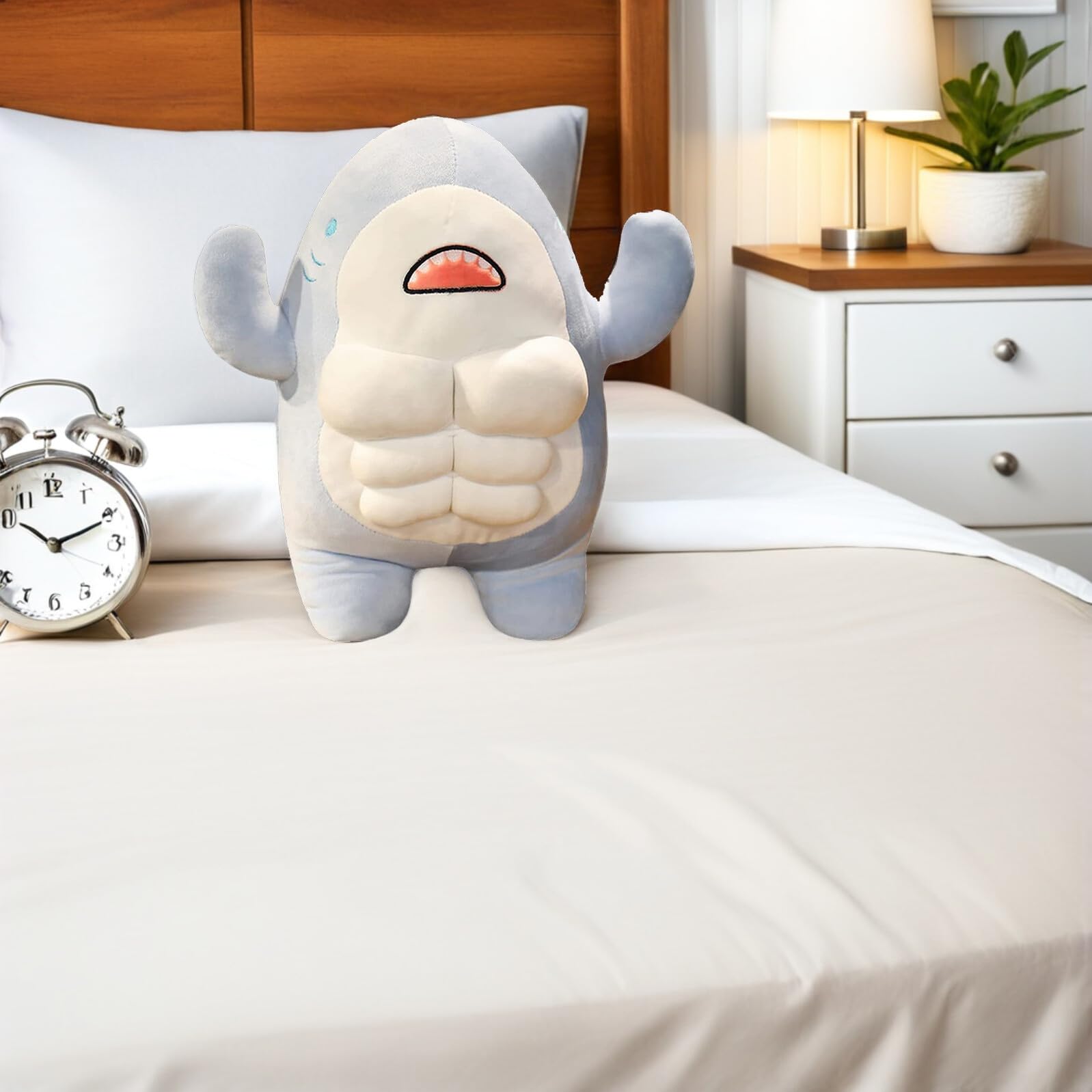 Muñeco de Peluche Musculoso y Adorable Cojín para Juguete para Sofá y Decoración Infantil