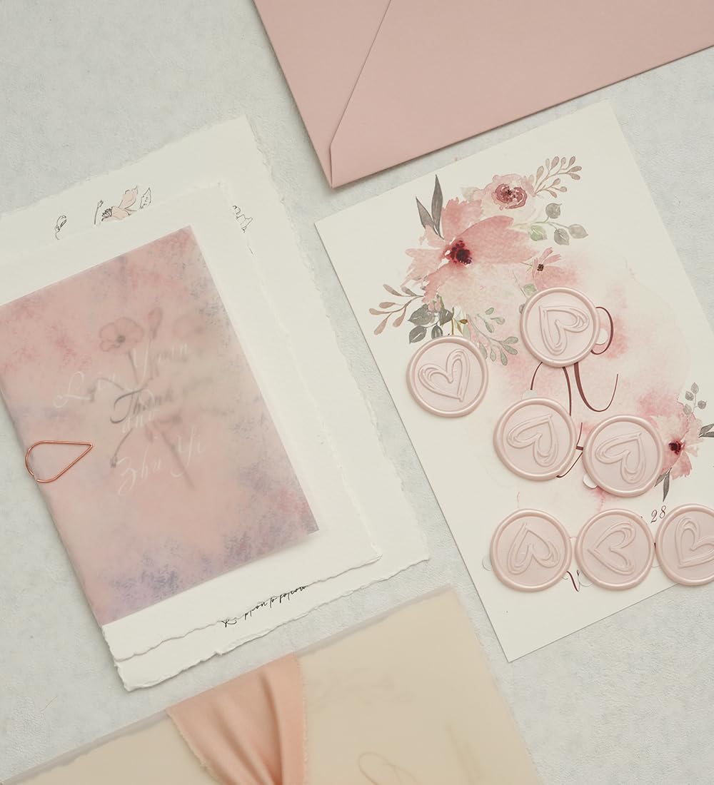 25 adesivi in ceralacca con rosa rossa, sigilli in rilievo, etichette per inviti di nozze, buste, album di ritagli, confezioni regalo
