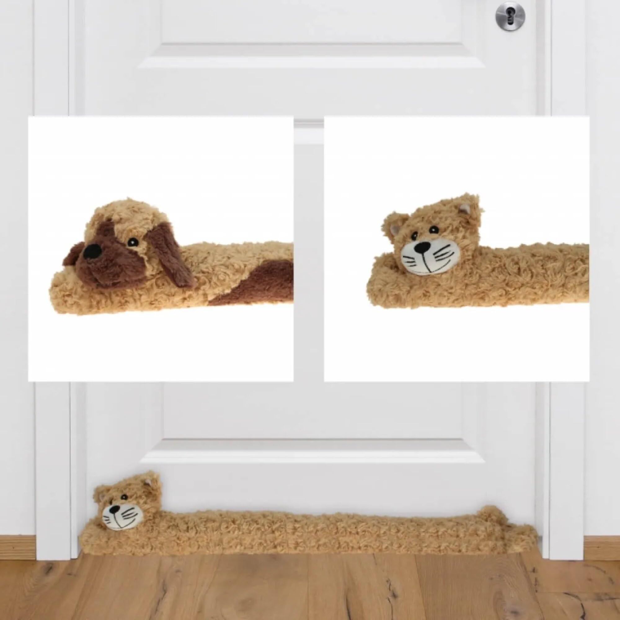 Zugluftstopper für Fenster oder Türen vermindert Wärmeverlust 90 cm von E-Com24 (Hund)