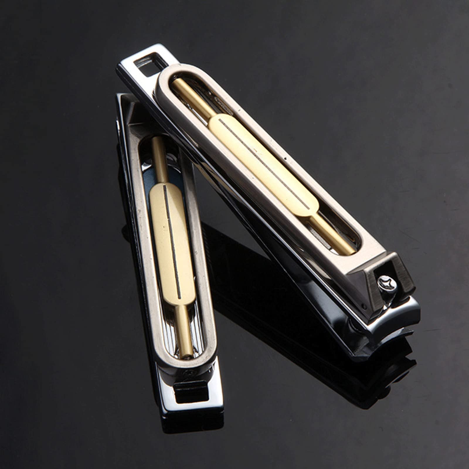 Cortaúñas de cabeza plana de acero al carbono grueso, cortador profesional para adultos, cortaúñas grandes, herramienta ergonómica de manicura
