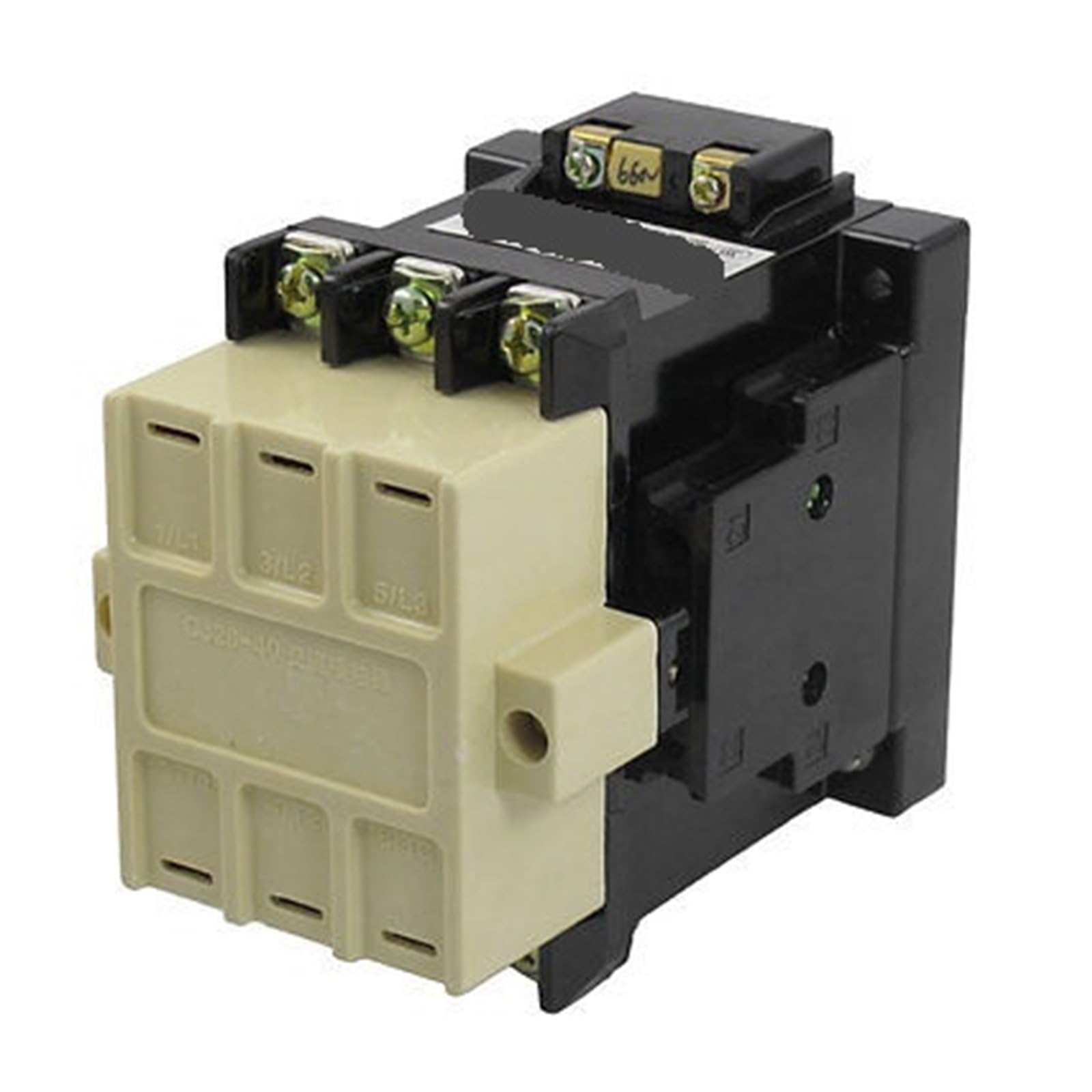 Contacteur moteur CJ20-40 tripolaire triphasé CA 55A bobine 660V 50Hz 2NO NC