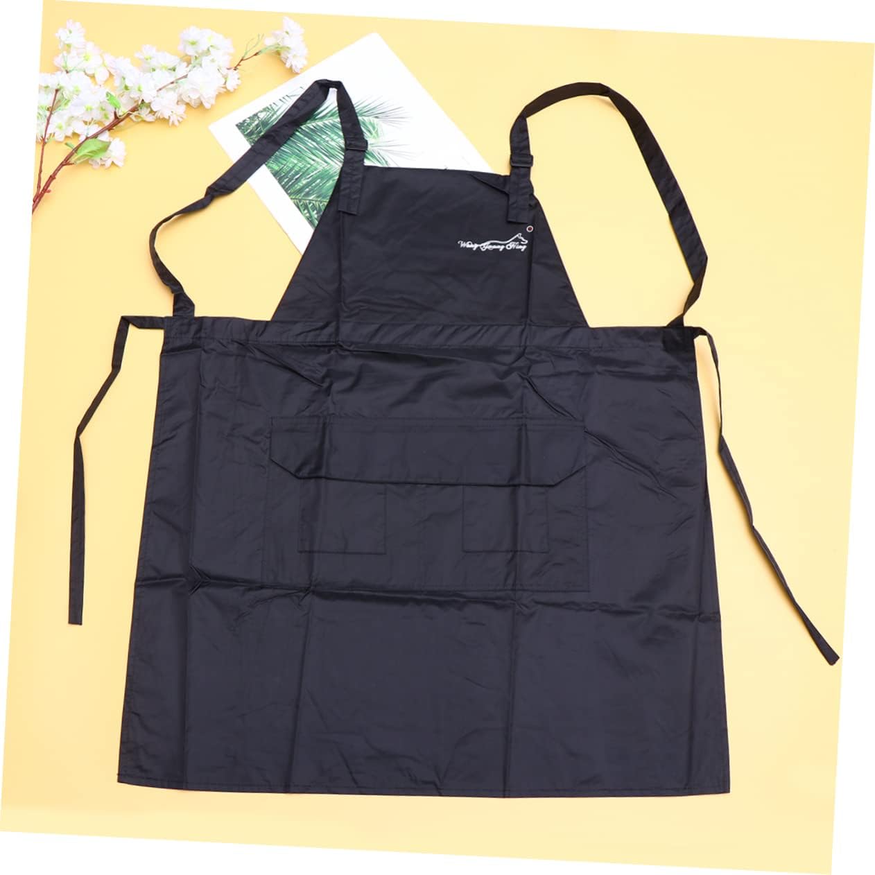 balacoo Sleeveless Grooming Apron for Dog Pet Waterproof Apron Adjustable Neck Waist Long Ties