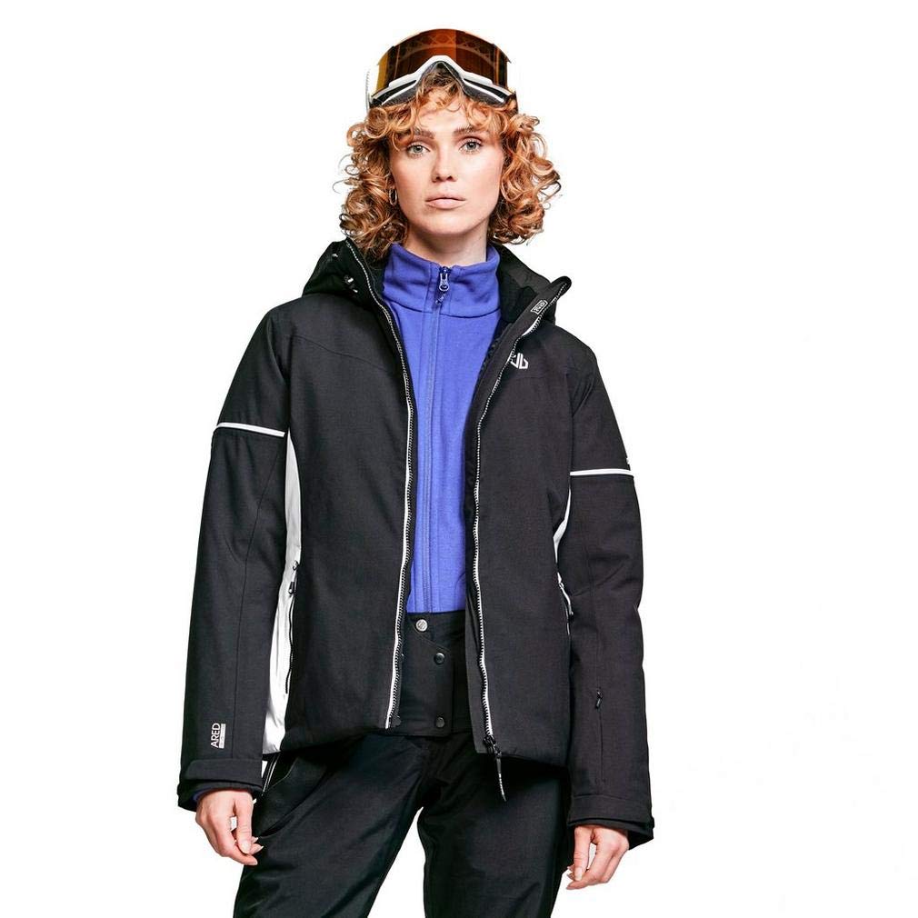 Dare 2b Enclave Veste de Ski Imperméable, Isolante et Respirante avec Coutures Cousues-collées, Capuche et Jupe par Neige Jackets Waterproof Insulated Femme