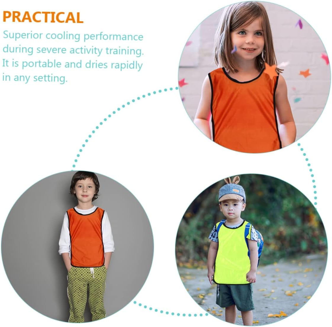 Healifty 12Pcs Soccer Training Vests Multi Function Breathable Team Practice Pinnies with Elastic Straps for Outdoor Sports Football Basketball Volleyball