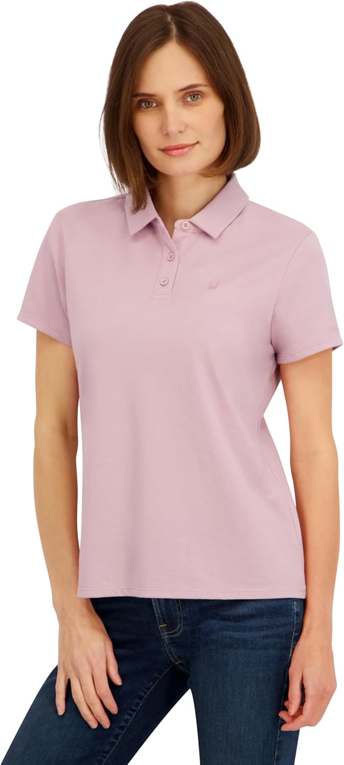 Spyder Womens Weekender Plated Short Sleeve Jersey Polo Top