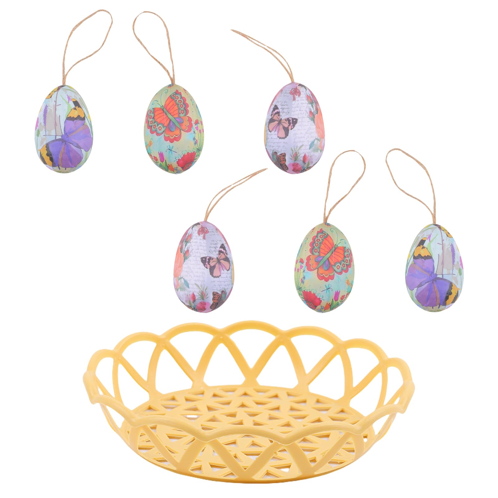 Tsophreniq User Friendly Easters Eggs Hanging Ornament Perfect for Creating a Festival Ambiances in Homes Schools and Shops Indoor Outdoors Easters Decorations