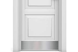 Deck The Door - Self Adhesive Door Kick Plate - Elegant Aluminum