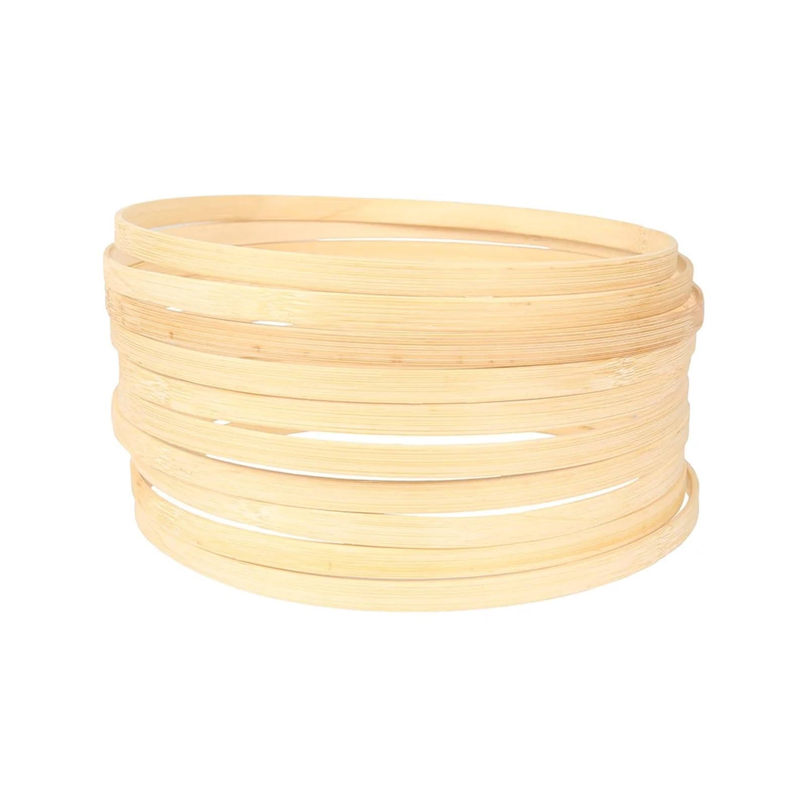 Anillos de Madera sin Tratar Juego de anillos madera, atrapasueños, corona, macramé, círculo, aro, boda(26cm 10pcs)