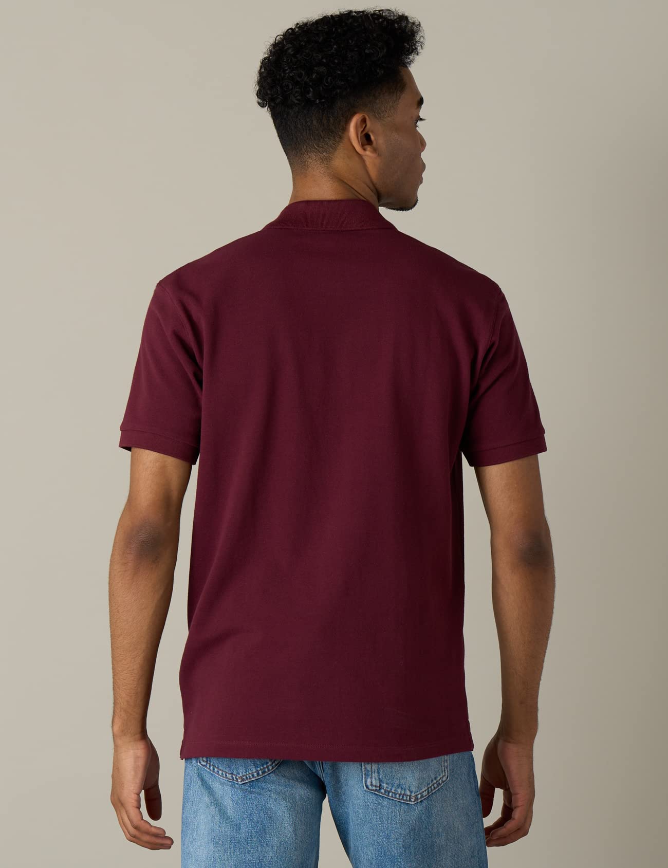 LAPASA Polo da Uomo 100% Cotone piqué Manica Corta vestibilità Classica Primavera/Estate