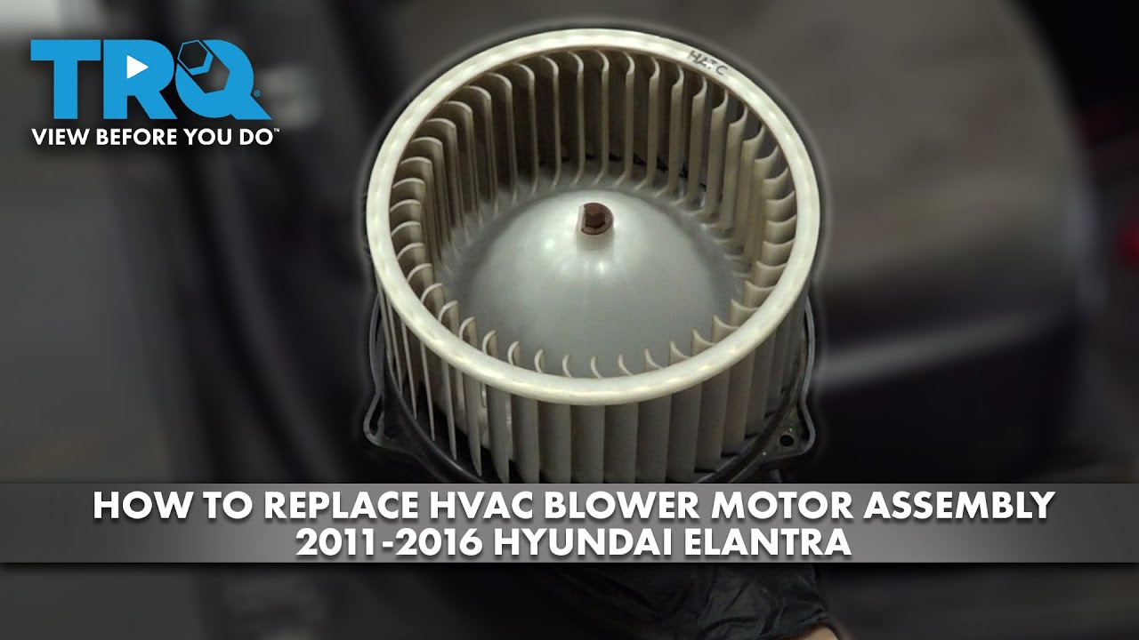 Watch How to Replace HVAC Blower Motor Assembly Hyundai Elantra on Amazon  Live