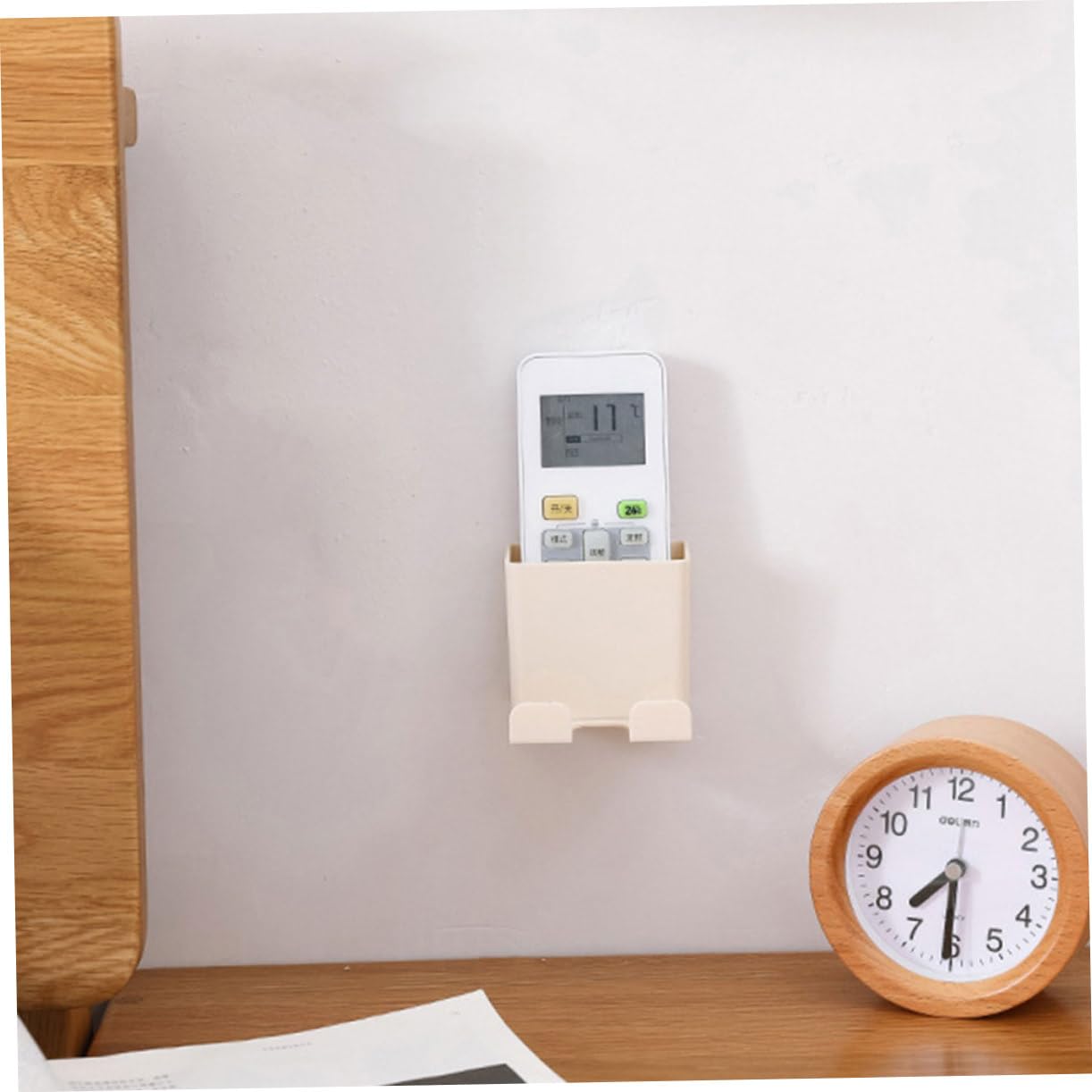 Cabilock Cajas Para Control Remoto y Teléfono Soporte De Pared Almacenamiento Abs Sin Herramientas Fácil Instalación