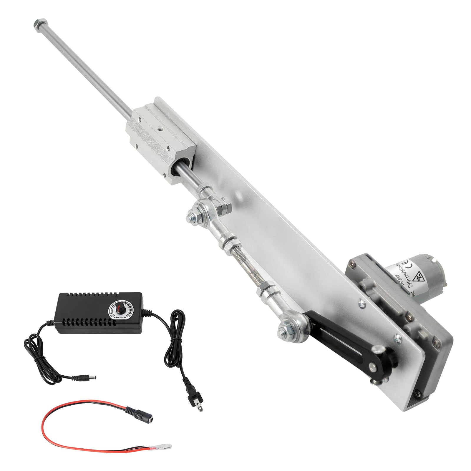 Hubkolbenmotor Linearantrieb DC 24V 290 U/min 3-16 cm Teleskophub Drehzahlregelung