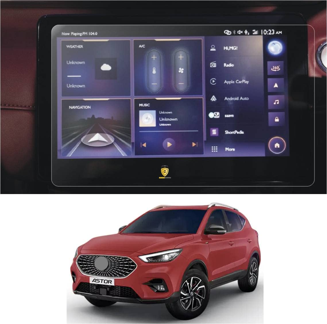 CAIDEN GUARDS MG ASTOR Sharp Turbo AT (10.1 Inch) Car Infotainment System Unbreakable Screen Guard (Transparent) With Installation Kit (B09JMYKQGD) Amazon Price History, Amazon Price Tracker