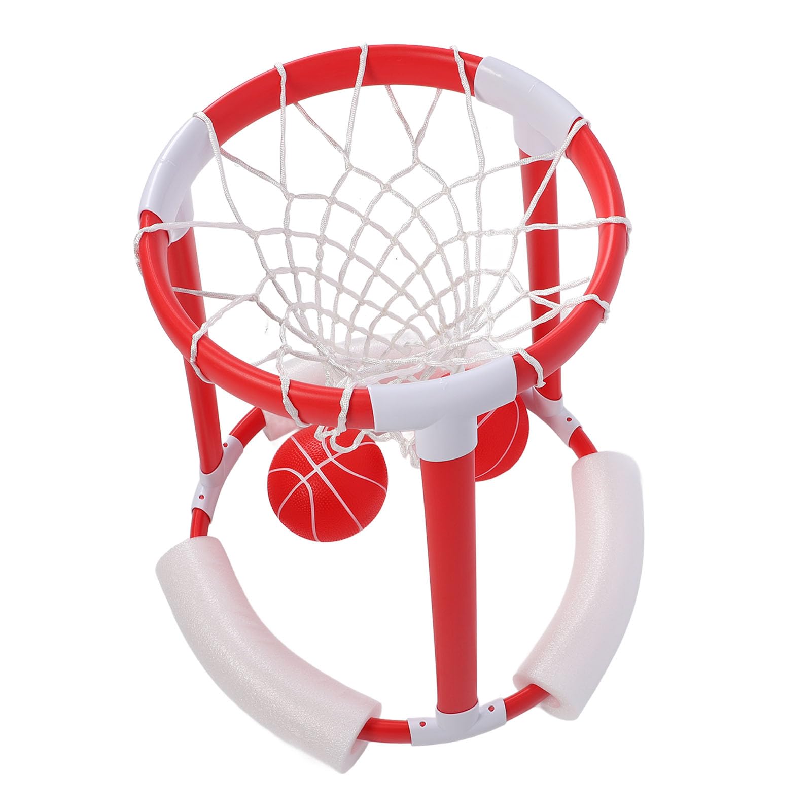 EMUKOEP Giochi d'Acqua Estivi All'aperto Piscina Giocattolo Canestro da Basket Giocattoli con Pompa per Palline, Lunga Durata, Plastica, Feste di Compleanno