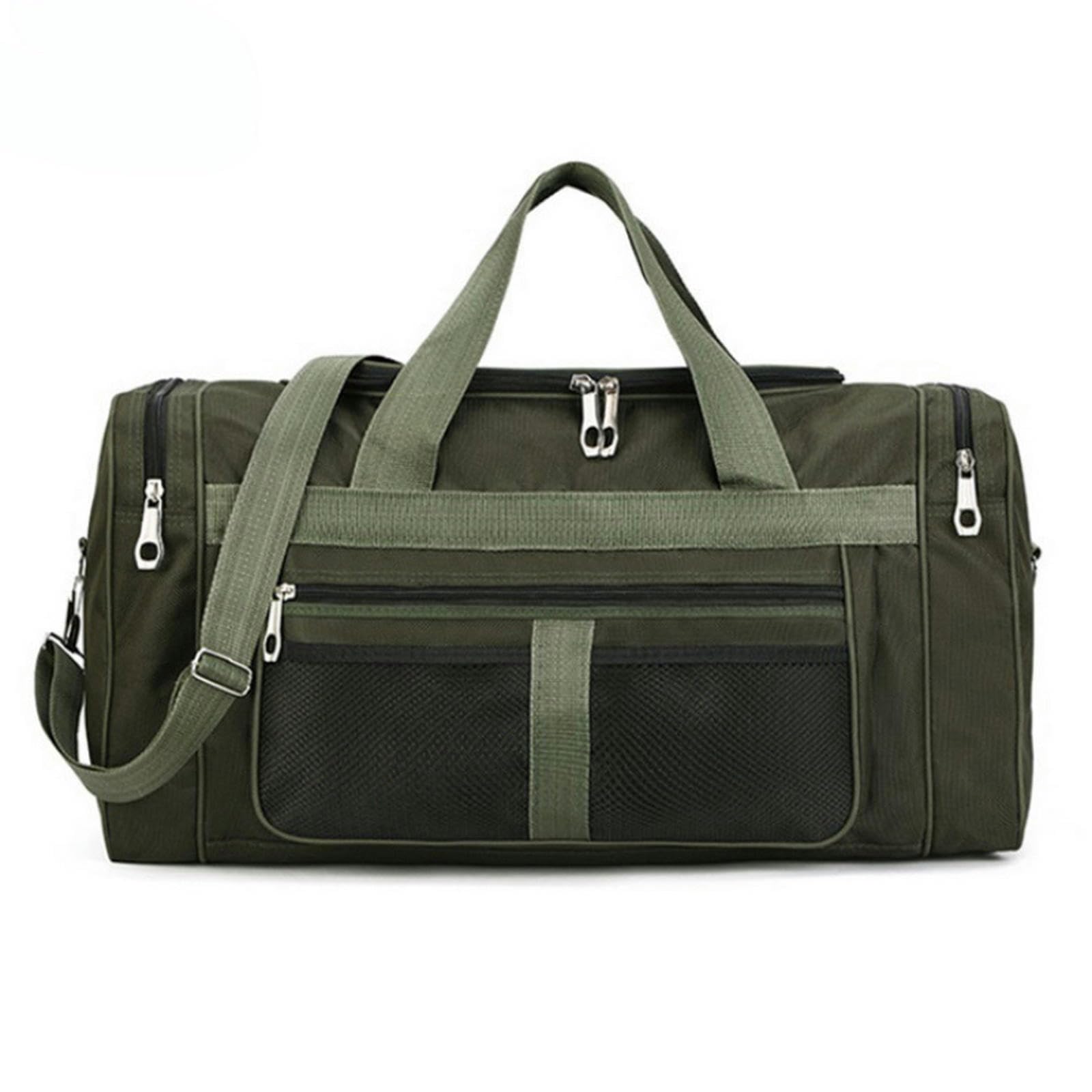 NOGRAX Schulrucksack Gym Duffle Bag Für Frauen Männer Sporttaschen Reise Duffle Taschen Tasche Große Weekender Overnight Bag Mit Toilette-Schwarz