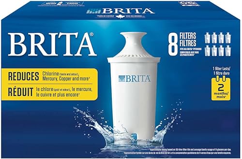 BRITA Filtros de repuesto paquete de 8