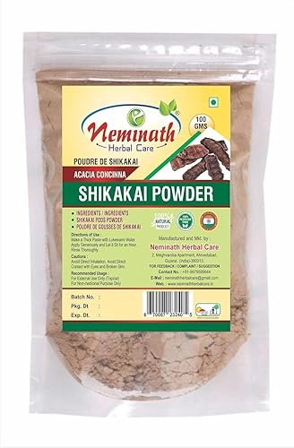 Miniatura 4 de 1 paquete combinado completo para el cuidado del cabello, 4 unidades (4 x 100 gms) 14.11 oz (amla, aritha, shikakai, bhringraj polvo combo Pack)