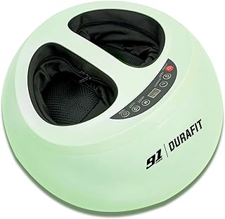 Durafit91™ Electric Foot Massager Machine for Leg Pain Relief | Air Compression, Deep Kneading with Heat & Vibration | Imp Price In India