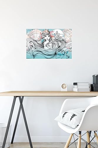 Miniatura 4 de Trends International Disney La Sirenita Ariel - Póster de pared de tierra o mar, 14.725 x 22.375 pulgadas, versión premium sin marco