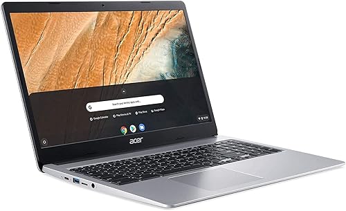 Miniatura 2 de acer Chromebook Laptop HD de 15.6 pulgadas para negocios y estudiantes, Intel Celeron N4000, memoria de 4 GB, espacio de 160 GB (32 GB eMMC +
