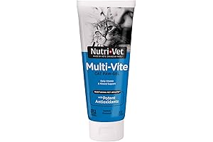 Nutri-Vet Multi-Vite Cat Supplement with Paw Gel: Essential Vitamins for Feline Health