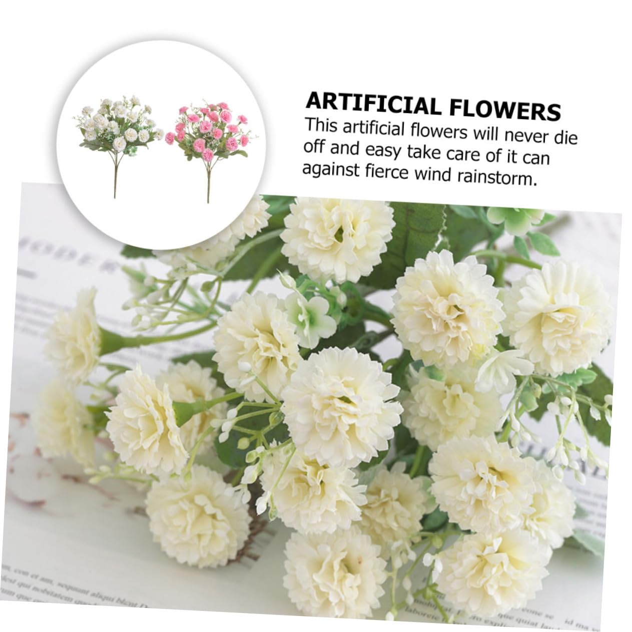 Alipis 3 Sätze Simulation Nelke Für Klein Dekorative Kunstblumen Uv Dekorationsparty Rustikale Künstliche Blüten Nupsis Hochzeitsdekoration Blume Gefälschte Blumen Seidenblume 2 Stück * 3