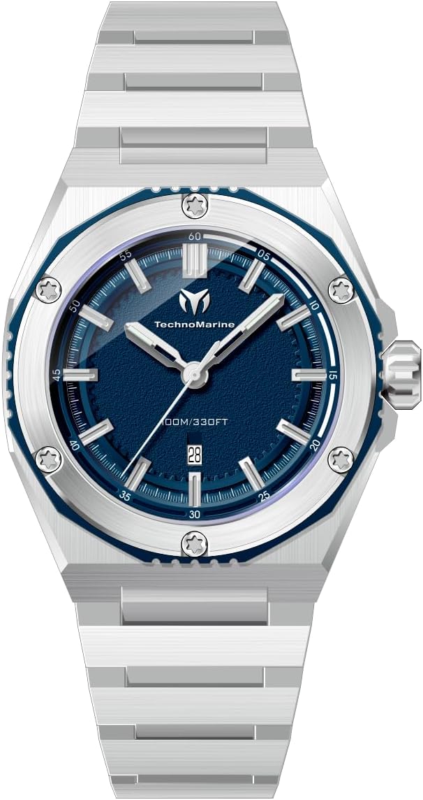 TechnoMarine Coral Coral Legacy Men's Watch - 45mm, Steel (TM-416090)