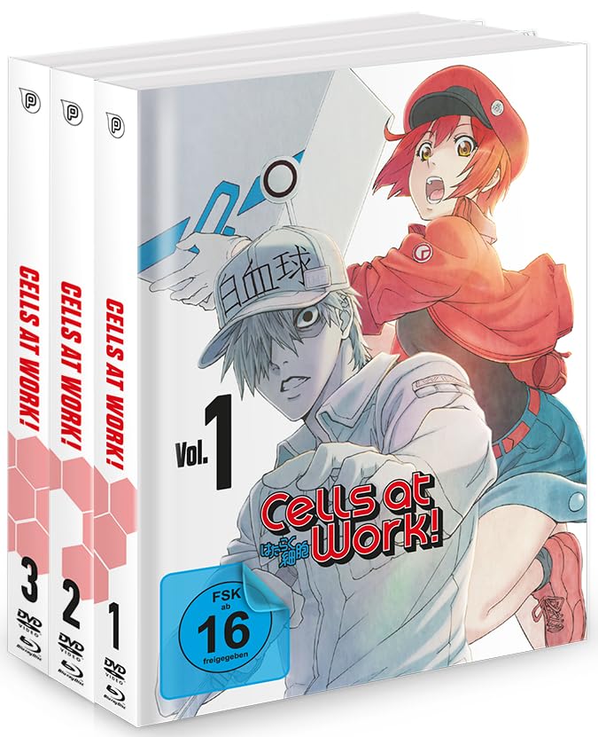 Cells at Work - Gesamtausgabe - Bundle - Vol. 1-3 - [DVD+Blu-ray]