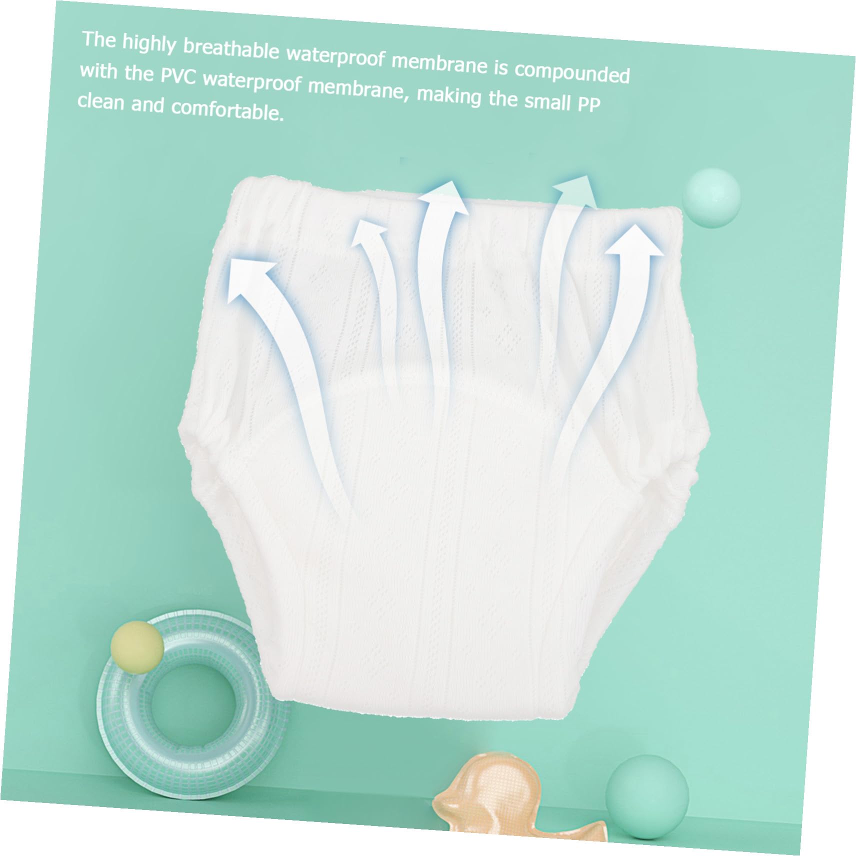 NOLITOY Pantalones de Entrenamiento para Bebés Pañal para Ñiño Algodón Transpirable Talla M (9-11 Kg) Ropa Interior Aprendizaje para Ir al Baño Uso Diario 5 Piezas