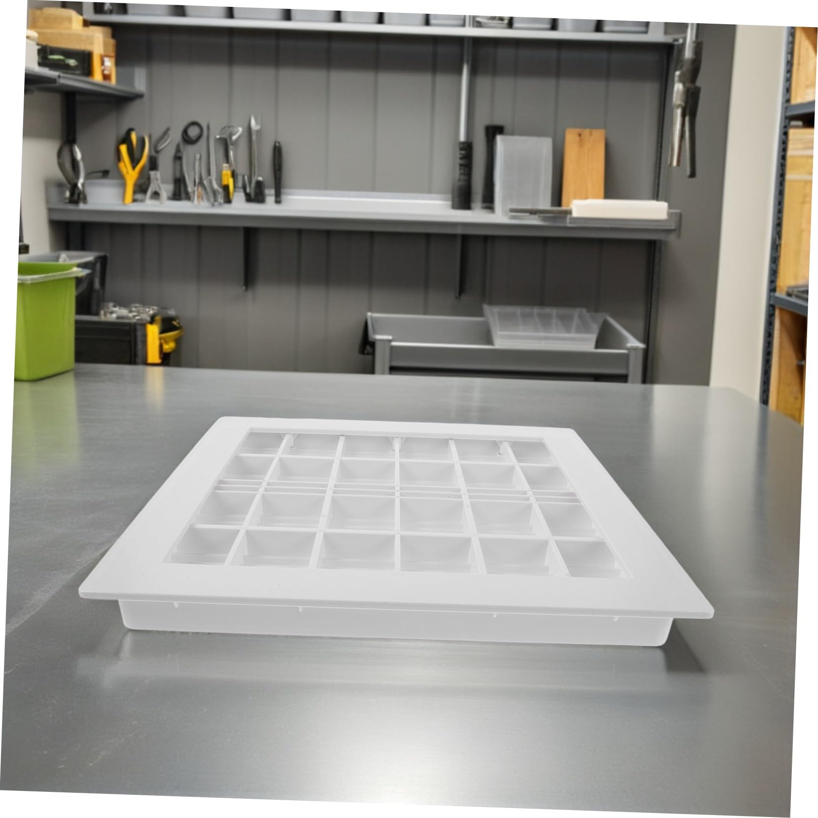 VANZACK 30x30 Tapa Abs Cuadrada para Piscina Principal Desagüe de Cm Blanco