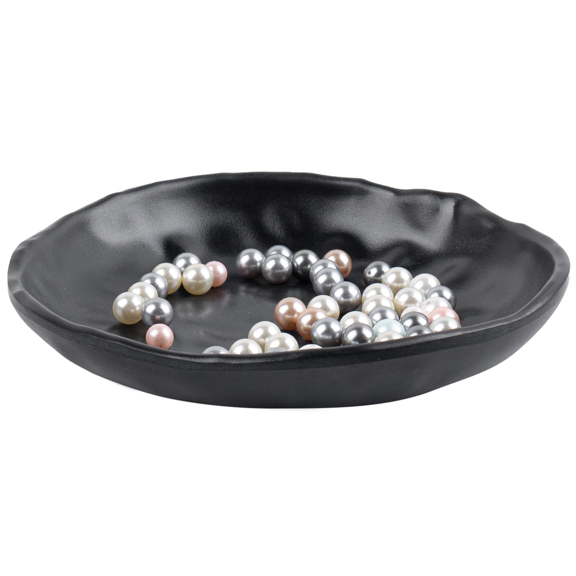 AUEAR, Round Jewelry Dish Trinket Decorative Melamine Tray Organizer for Home