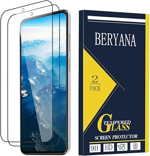 Paquete de 2 protectores de pantalla diseñados para Motorola Moto G Power 5G (2023), vidrio templado, transparente HD, antiarañazos, sin burbujas,