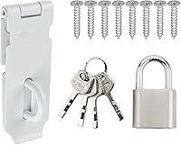 Vista 15 de Alise MS9B-5C-2P - 2 cerraduras de puerta, cierre de seguridad de acero inoxidable SUS 304 de 5 pulgadas, con tornillo de fijación para puertas