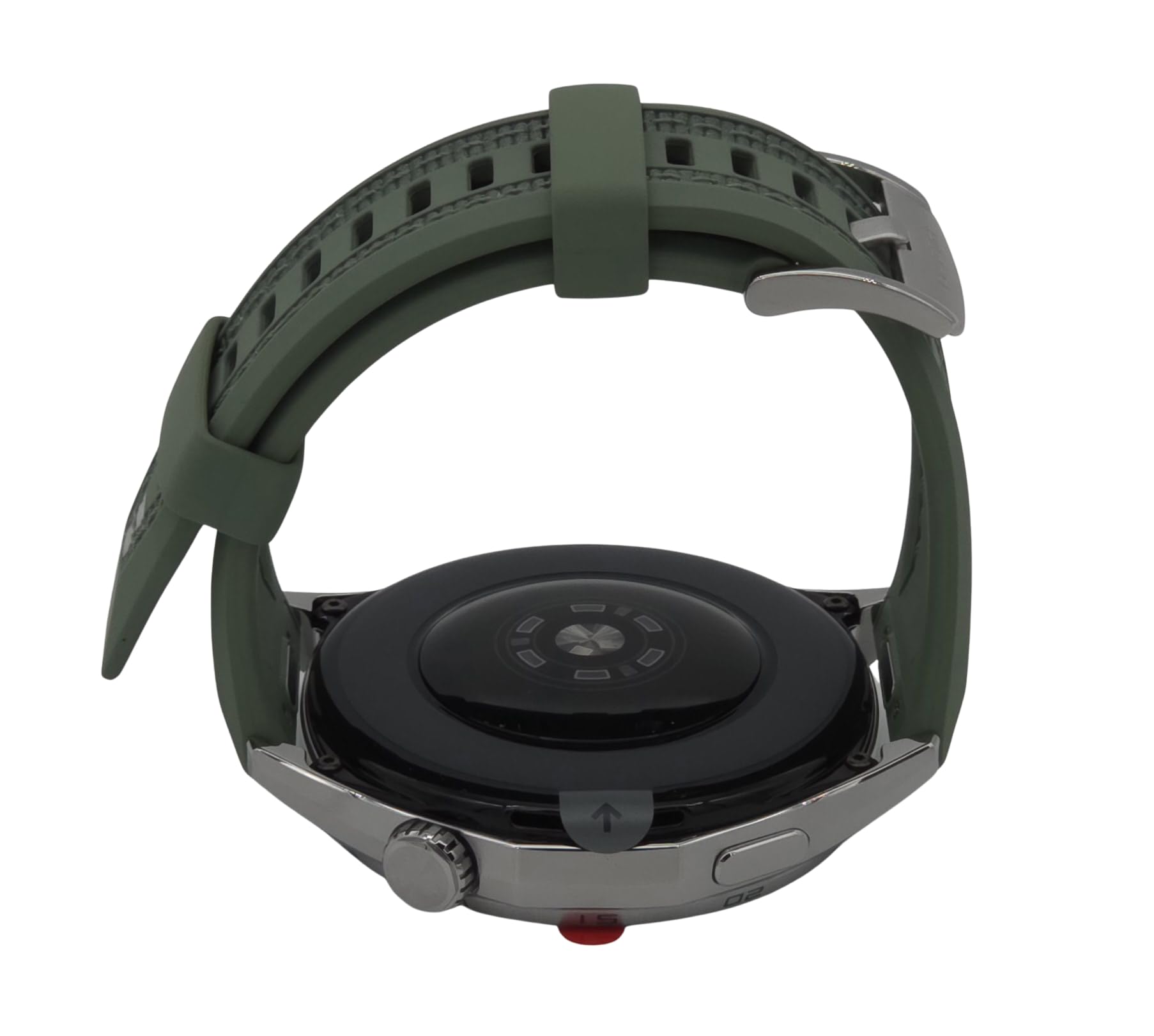 HUAWEI Watch GT 6 46 mm GPS Smartwatch, ekran dotykowy AMOLED, do 21 dni autonomii, jazda na rowerze, 100+ tryby sportowe, kompatybilny z iOS Android, NFC, monitorowanie zdrowia, zielony
