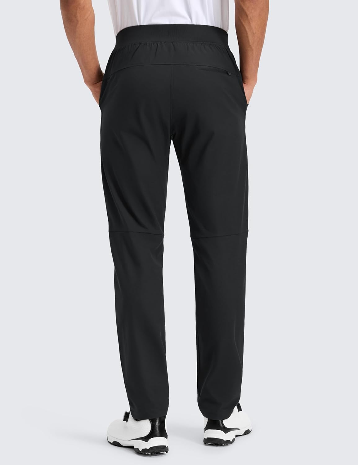 CRZ YOGA All Day Comfy Pull-On Golf Pants for Men 31" - Quick Dry Lightweight Work Casual Pants with Pockets - Image 2