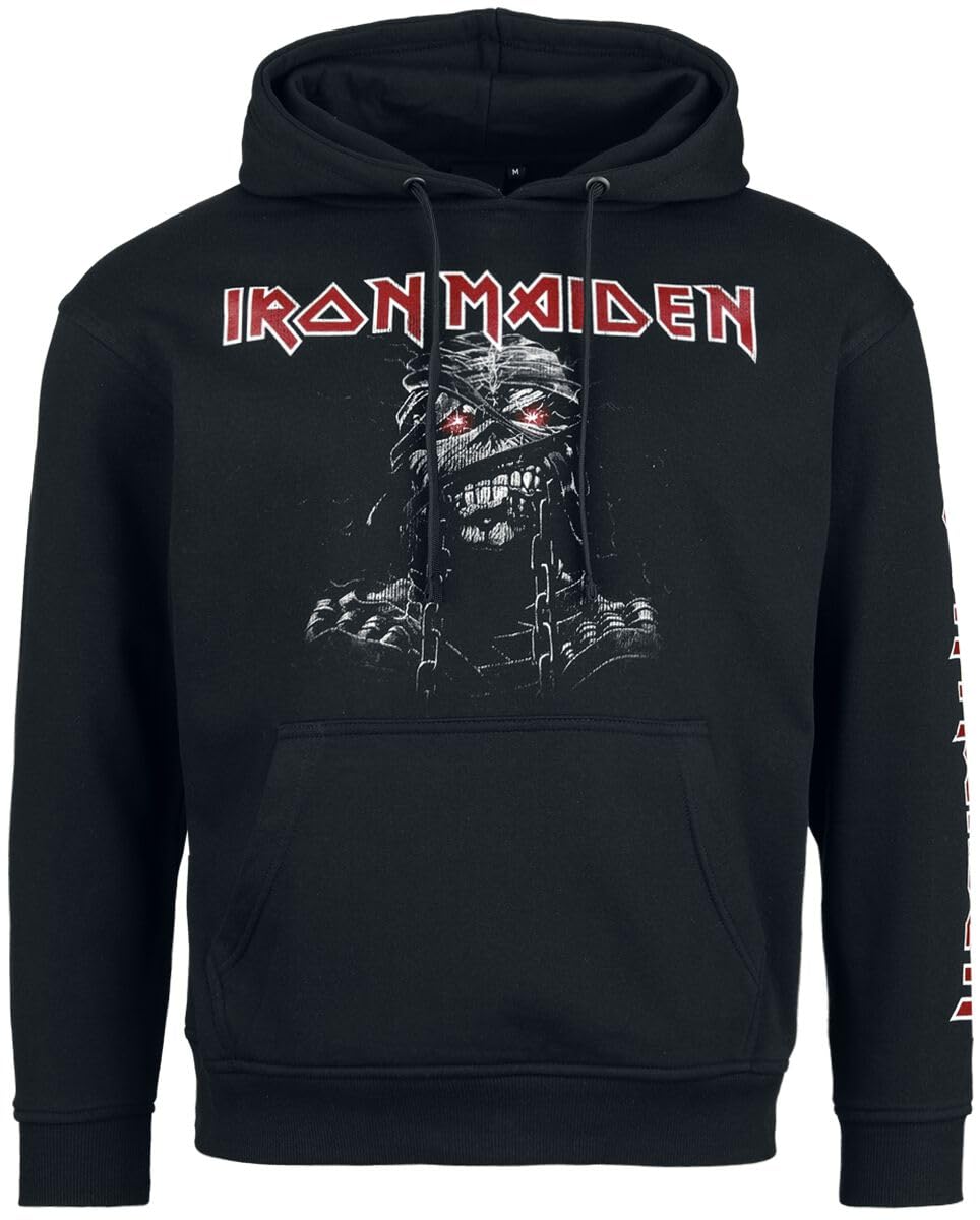 Iron Maiden Mummy Triangle Männer Kapuzenpullover schwarz Band-Merch, Bands