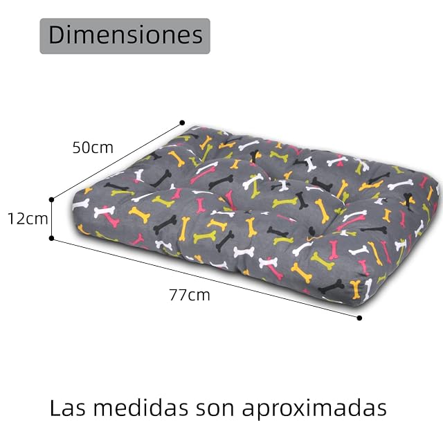 Foto 6 de 7 de MERCURY TEXTIL- Cama de Mascota, Colchón para Perro (Small, Huesos)