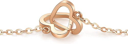 Miniatura 5 de CHOW SANG SANG Delicado collar de corazón de oro rosa de 18 quilates para mujer 92632N 24.4 pulgadas, (24.4 in), Metal, No es una piedra preciosa