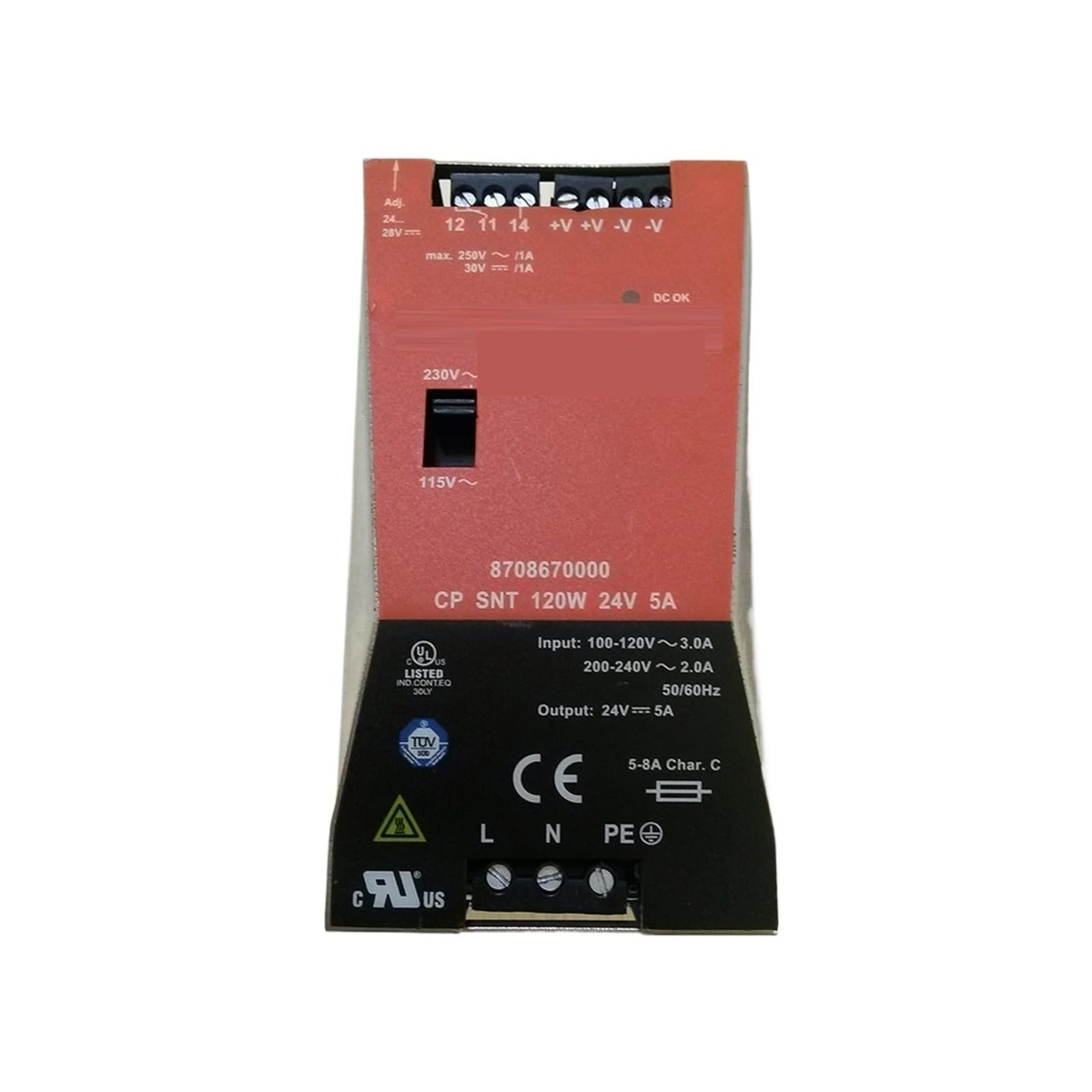 LEOTNNDQ Switching Power Supply 8708670000 120W 24V 5A