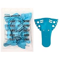 Vista 13 de Bandejas de impresión dental perforadas sin látex desechables bolsa de 12 piezas (#1 grande superior)