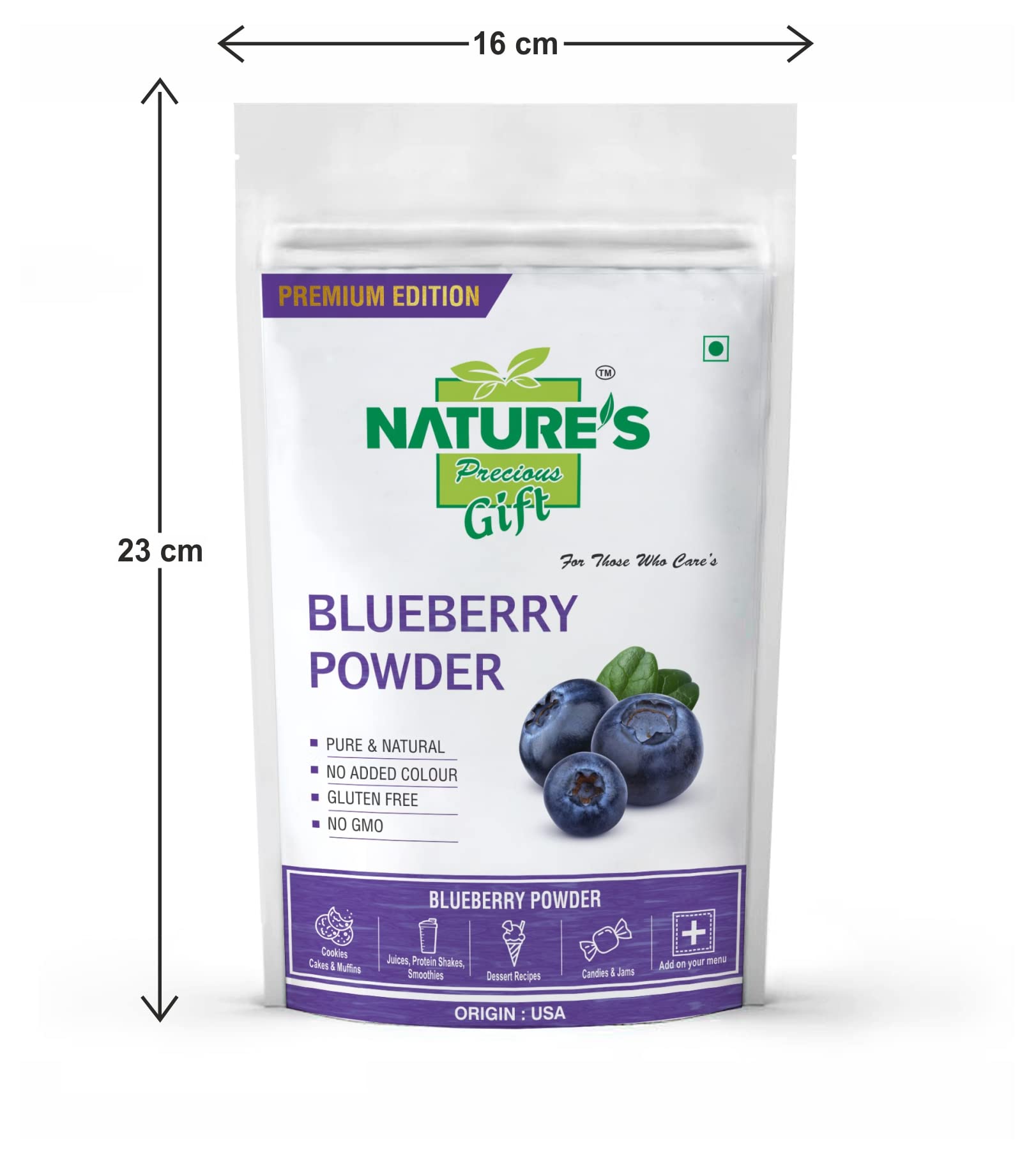 NATURE'S Precious Gift Blueberry Powder - 400 gm 1