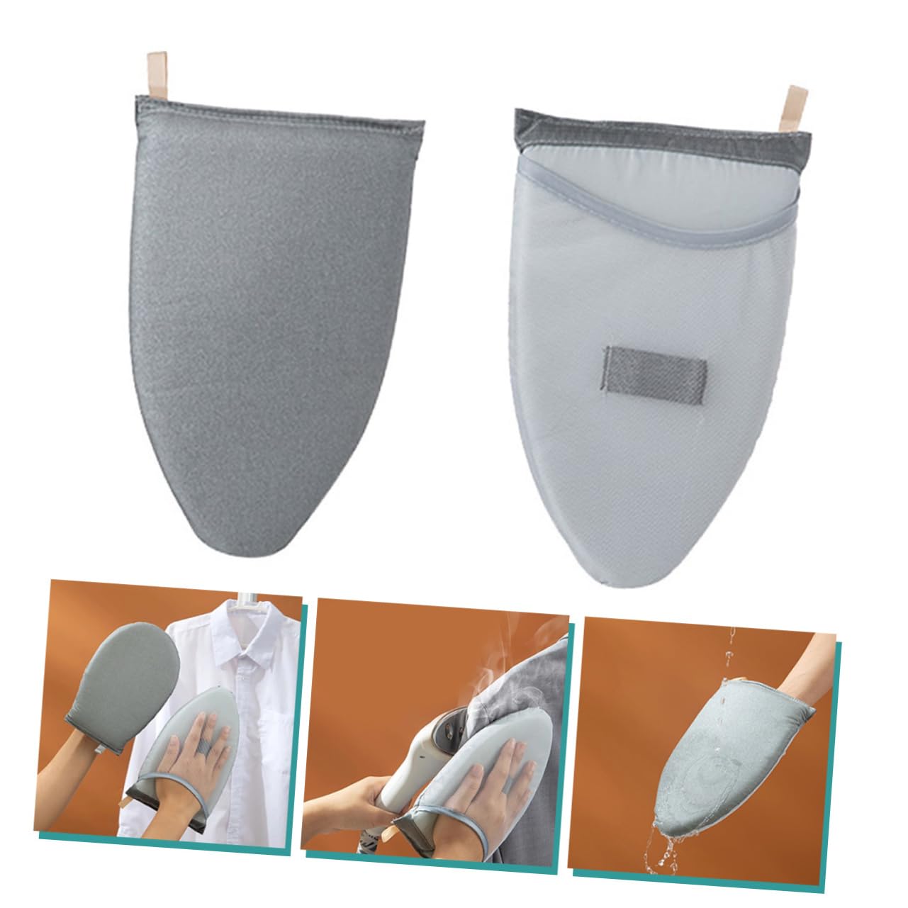 GRIRIW Garment Ironing Glove Set Thermal Gloves for Men Mini Ironing Plate Home Use