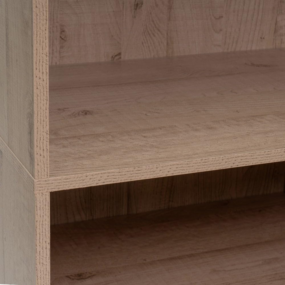 LOLAhome Armario Modular Natural de Madera con 5 estantes 60x45x180 cm