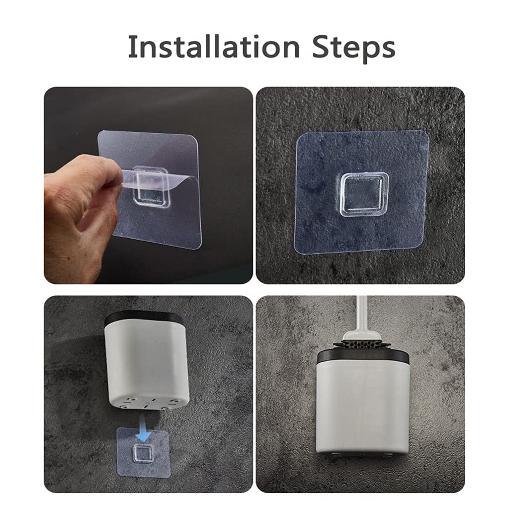 Set di portascopino in silicone con setole morbide e spazzola in gomma resistente/finitura grigia e accessori per la pulizia per il giorno della commemorazione