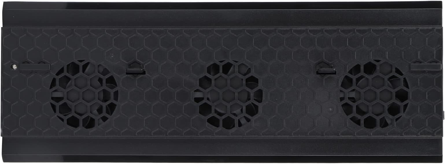 Vvikizy Cooling Stand, Vertical Game Console Cooling Station with 3 USB Charger Ports and 3 Fans, for One X, Vertical Fan Base